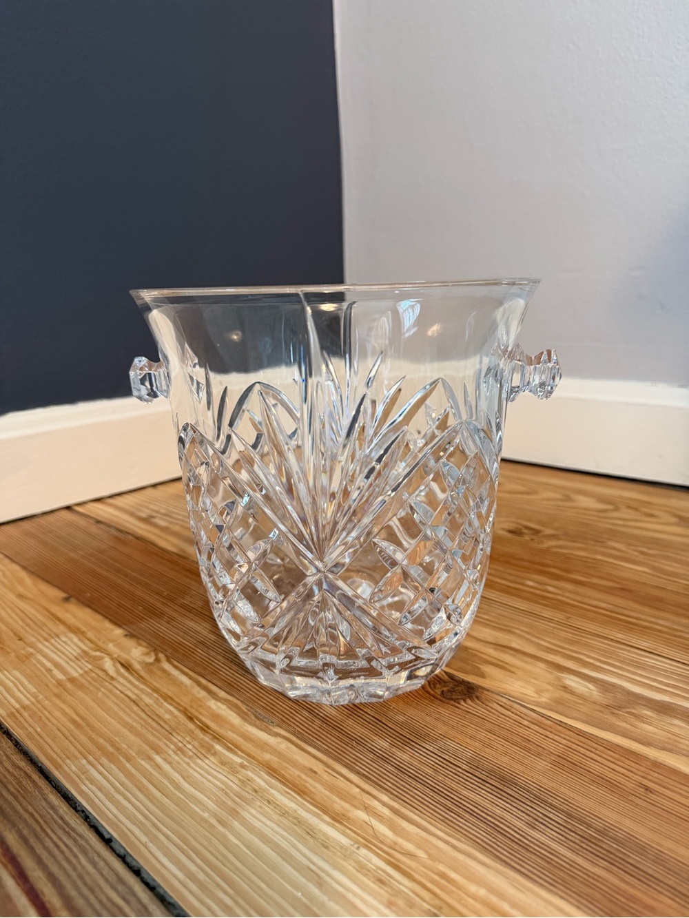 Godinger Clear Cut Crystal Ice or Champagne Bucket